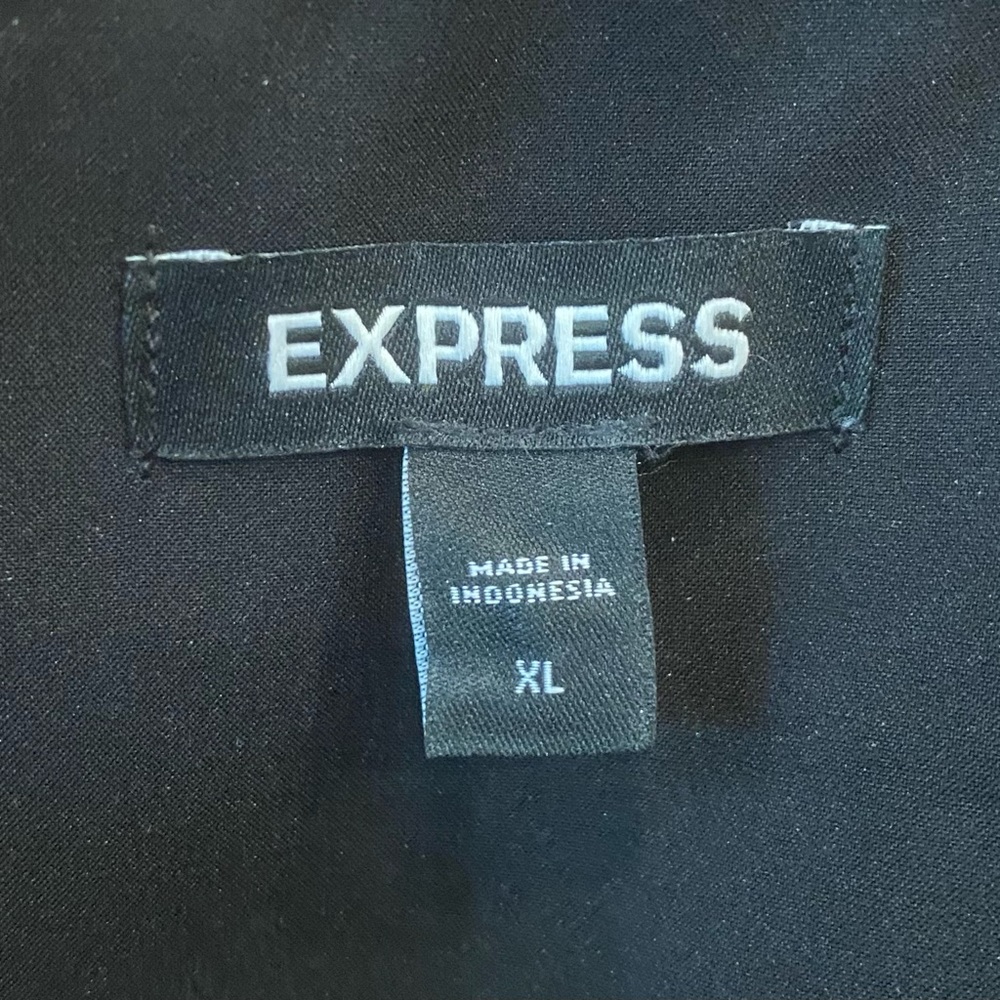 Express Elegant Black Strapless Dress - Picture 2 of 2